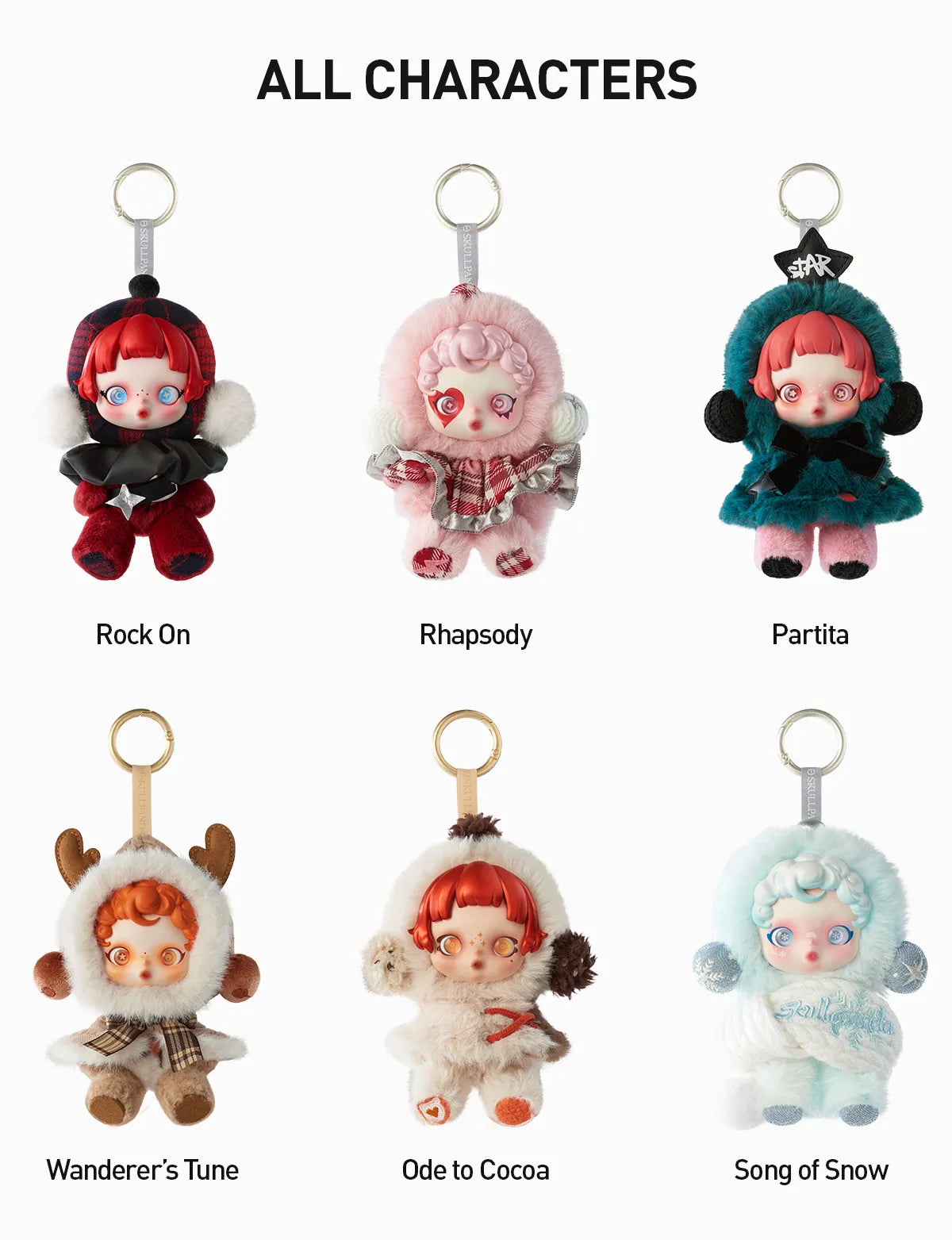 Skull panda winter symphony blind boxes
